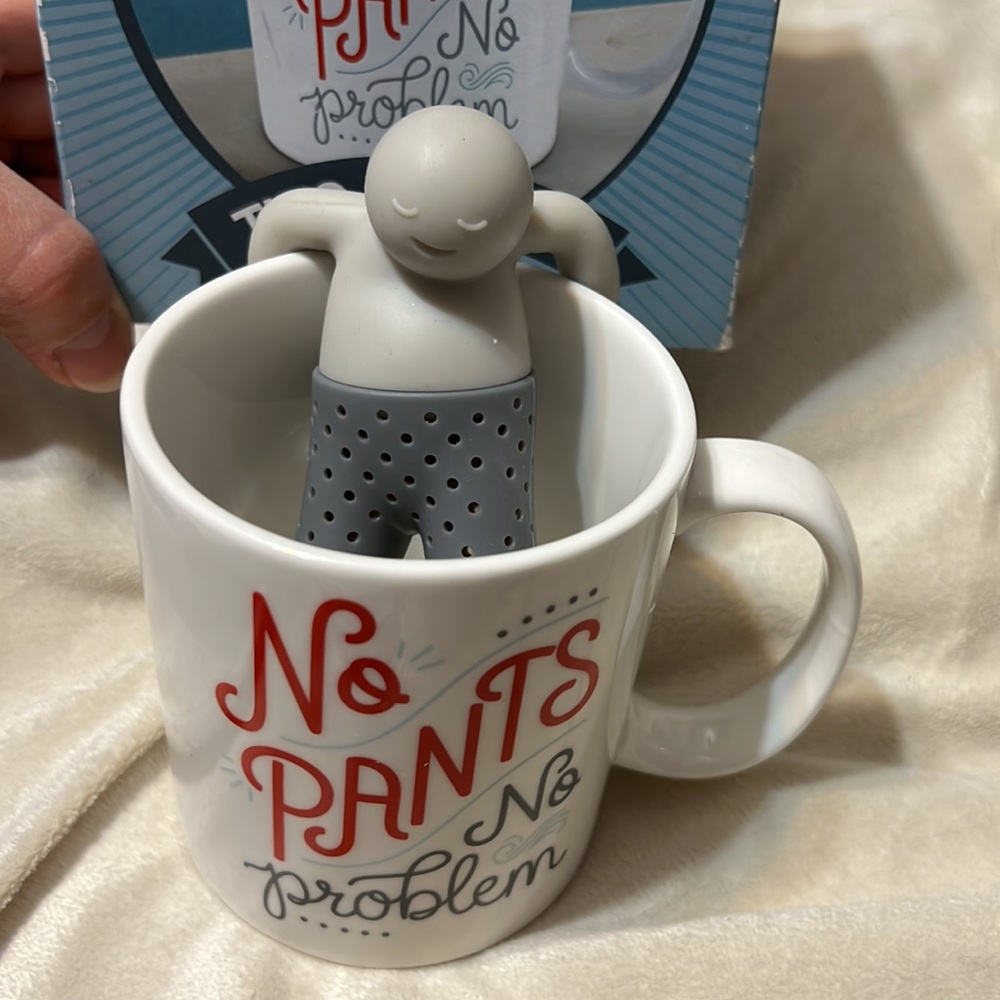 Mug & Little Man Tea Diffuser